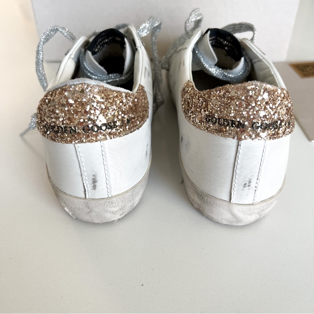 ✨Private Edition✨ Golden Goose Superstar Leather Glitter Low-Top Sneakers - Picture 5 of 8